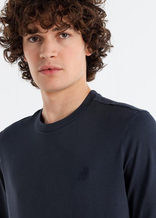 Lois Jeans T-shirt Basique Manches Longues Overdye