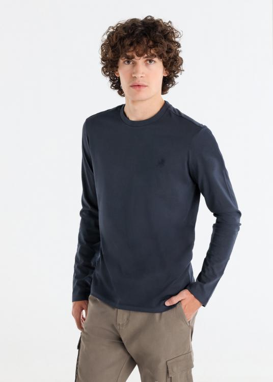 Lois Jeans T-shirt Basique Manches Longues Overdye