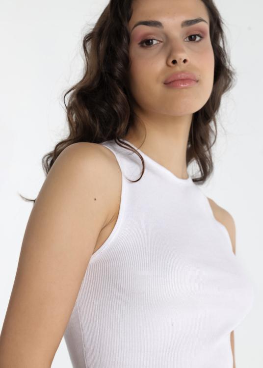 Lois Jeans T-shirt - Maille Chevrons Sans Manches