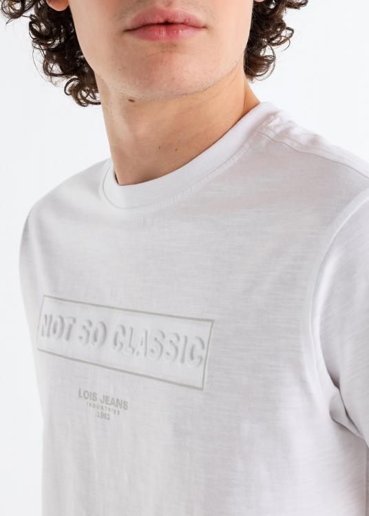 Lois Jeans T-shirt Manches Courtes Graphique 3D