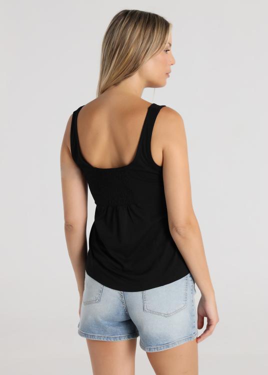 Lois Jeans Top - Bretelles Nouées à L'encolure