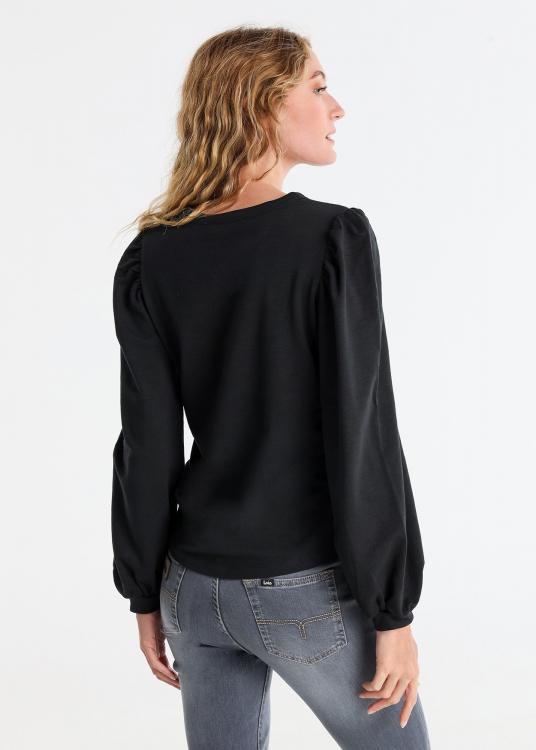 Lois Jeans Top Manche Longue Bouffantes