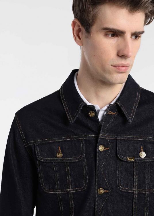 Lois Jeans Veste En Jean Dark Blue