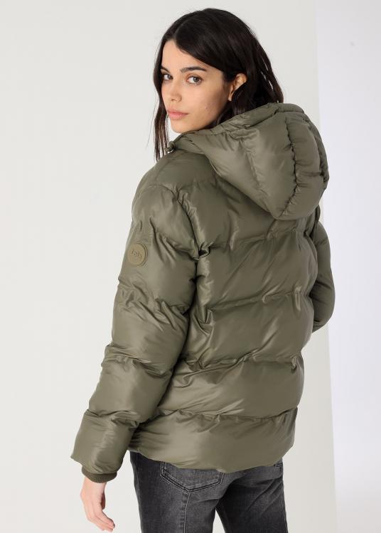 Lois Jeans Manteau Puffer Avec Capuche Poches Latérales Zippées