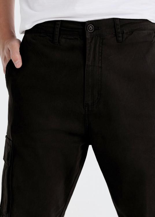 Lois Jeans Pantalon Cargo Tissu Sergé élastique Coupe Droite Taille Moyenne