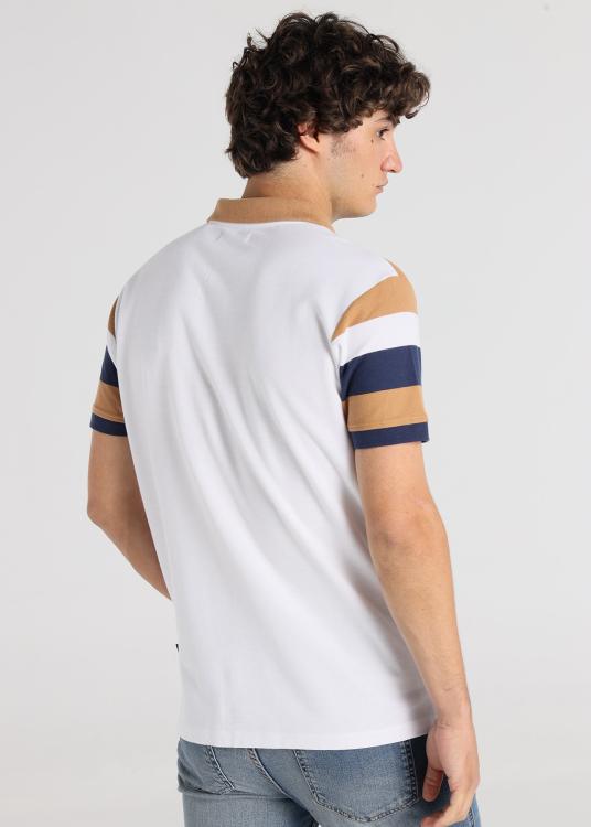 Lois Jeans Polo à Rayures Colorées - Manche Courte Avec Logo