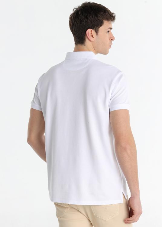 Lois Jeans Polo Basique Manche Courte Logo Brodé Patch