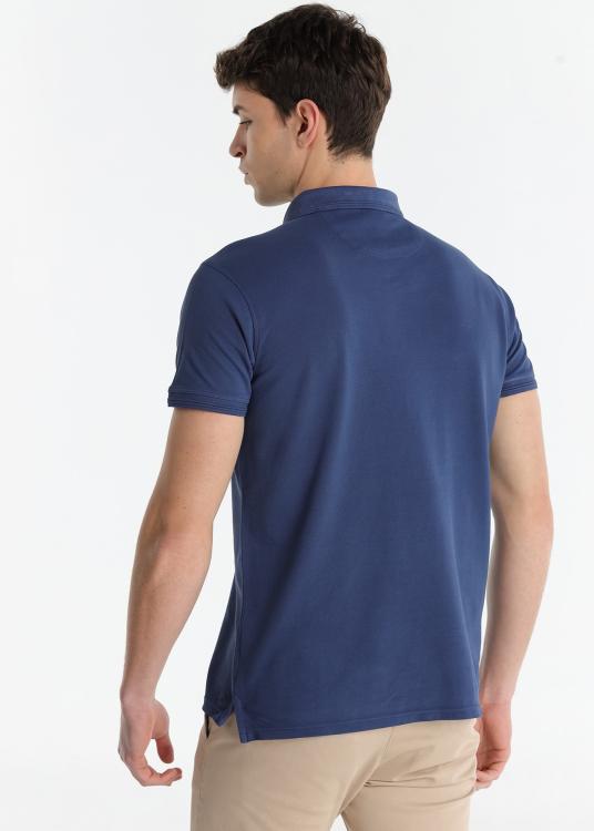 Lois Jeans Polo Basique Manche Courte Logo Brodé Patch