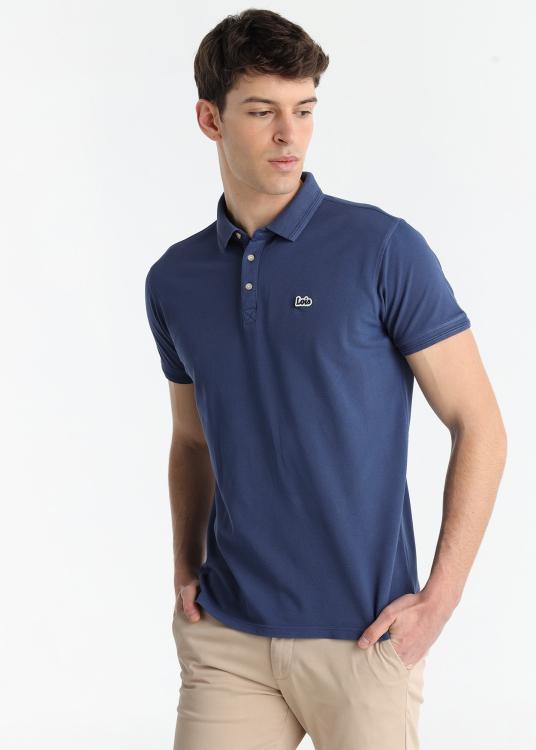 lois jeans Polo basique manche courte logo brodé Patch
