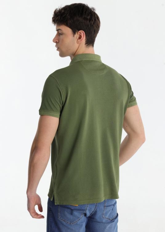 Lois Jeans Polo Basique Manche Courte Logo Brodé Patch