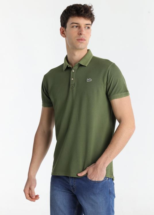 lois jeans Polo basique manche courte logo brodé Patch