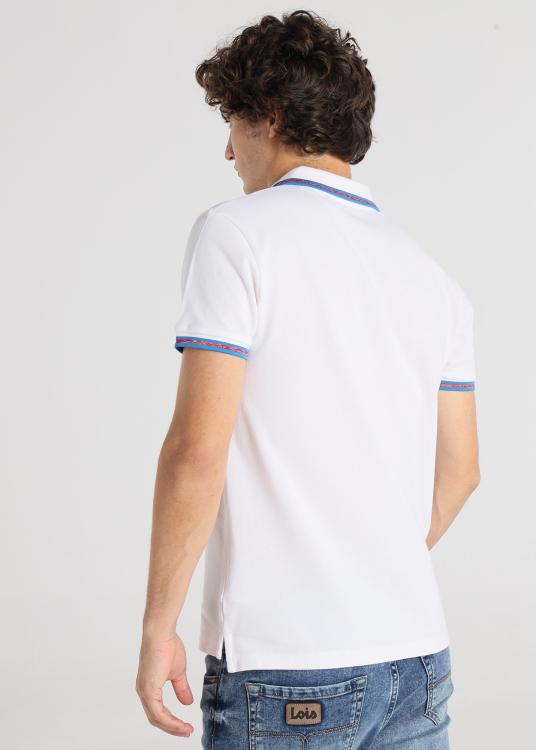 Lois Jeans Polo En Tissu Piqué - Manches Courtes Avec Logo Brodé