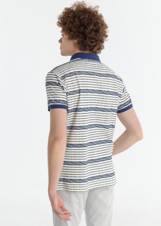 Lois Jeans Polo - Imprimé Irrégulier Avec Détail Brodé Manches Courtes