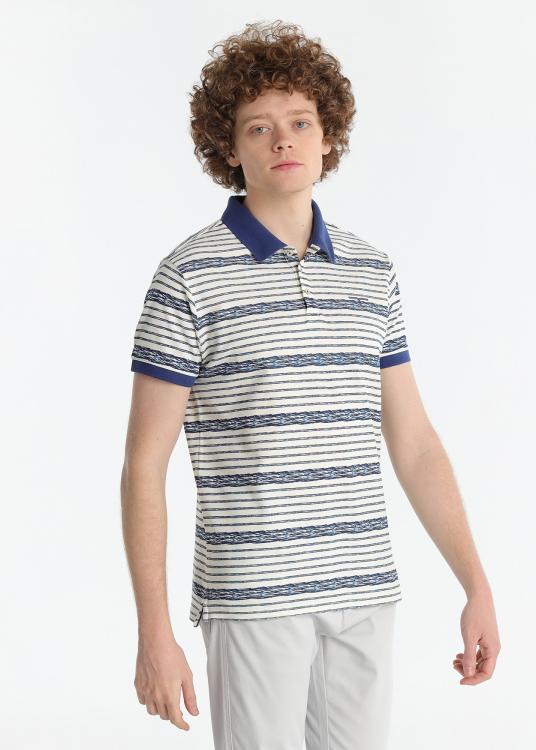 lois jeans Polo - Imprimé irrégulier avec détail brodé manches courtes