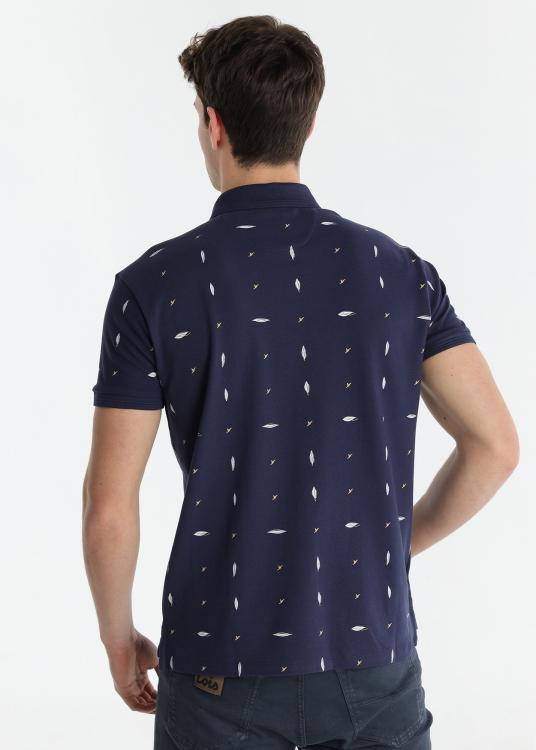 Lois Jeans Polo Imprimé - Manches Courtes Mini Col Gaufré