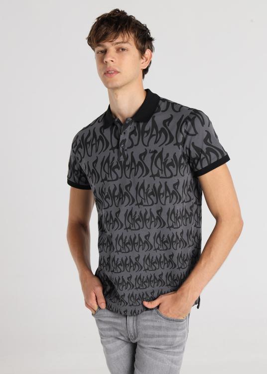 lois jeans Polo - Motorwear manches courtes imprimé cascade