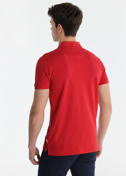 Lois Jeans Polo Tissé Jacquard - Manches Courtes Avec Détail Col Bicolore 1962