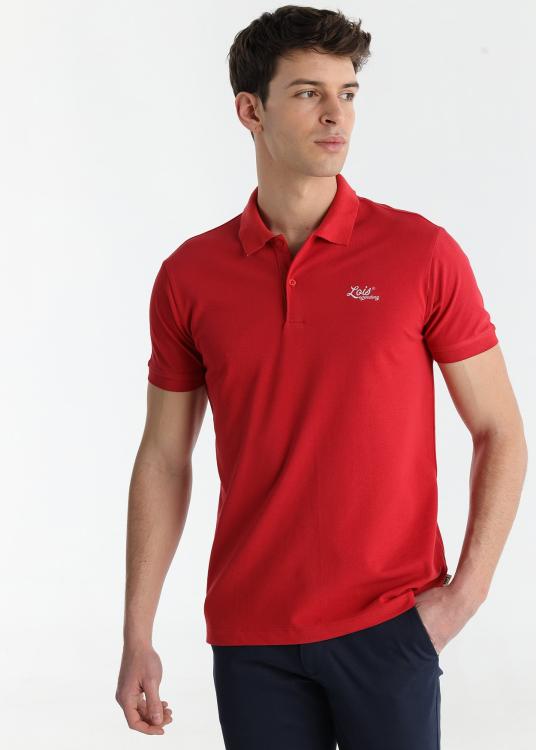 Lois Jeans Polo Tissé Jacquard - Manches Courtes Avec Détail Col Bicolore 1962