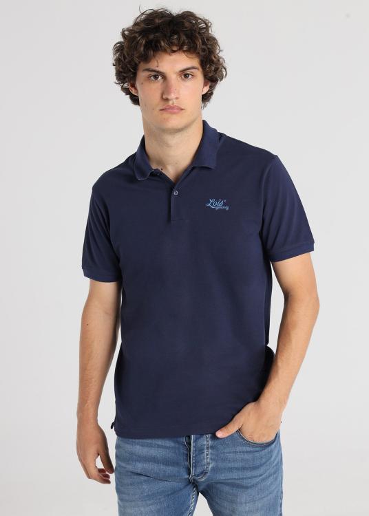 lois jeans Polo tissé jacquard - Manches courtes avec détail col bicolore 1962