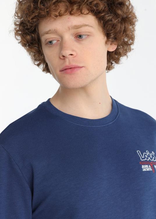 Lois Jeans Sweat à Capuche - Col Rond Avec Broderie Sur La Poitrine