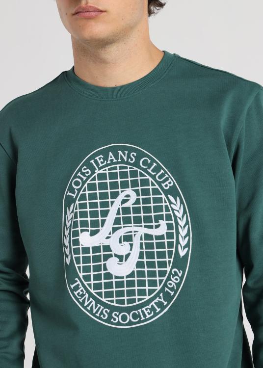 Lois Jeans Sweat à Capuche - Col Rond Avec Graphisme élite Sur La Poitrine