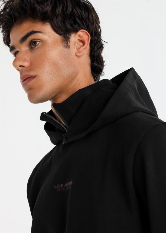 Lois Jeans Sweat à Capuche Poche Kangourou Brodé LoisJeans