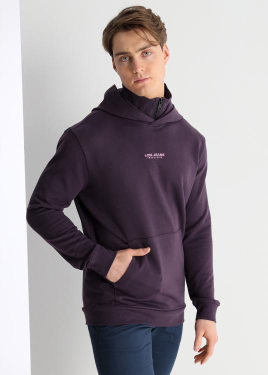 lois jeans Sweat à capuche poche kangourou brodé LoisJeans