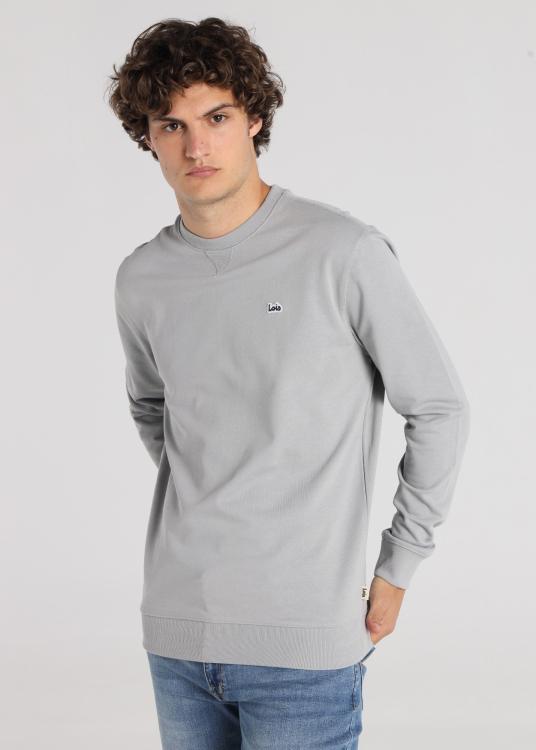 Lois Jeans Sweat Basique Sans Capuche - Col Rond Avec Logo Sur La Poitrine