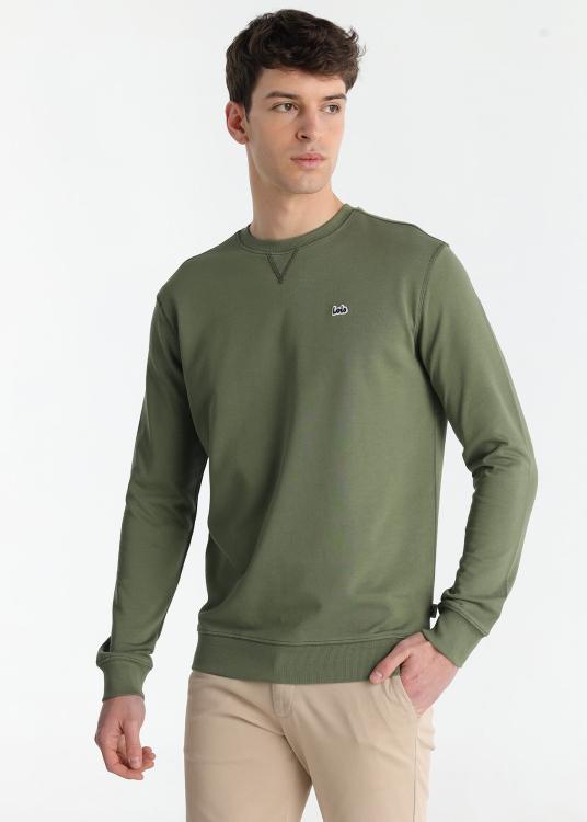 Lois Jeans Sweat Basique Sans Capuche - Col Rond Avec Logo Sur La Poitrine