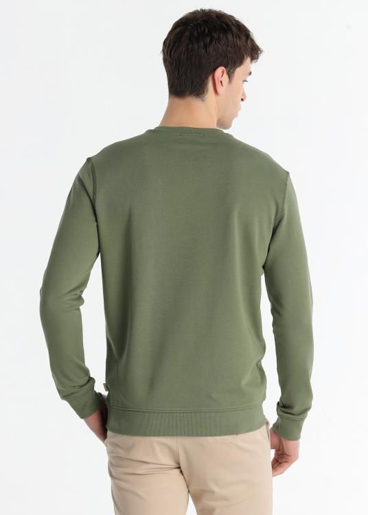 Lois Jeans Sweat Basique Sans Capuche - Col Rond Avec Logo Sur La Poitrine