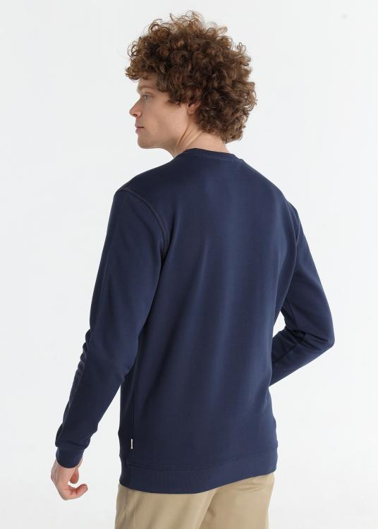 Lois Jeans Sweat Basique Sans Capuche - Col Rond Avec Logo Sur La Poitrine