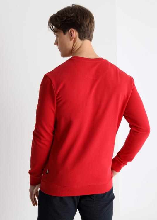 Lois Jeans Sweat-shirt Col Rond Graphique Heraldique