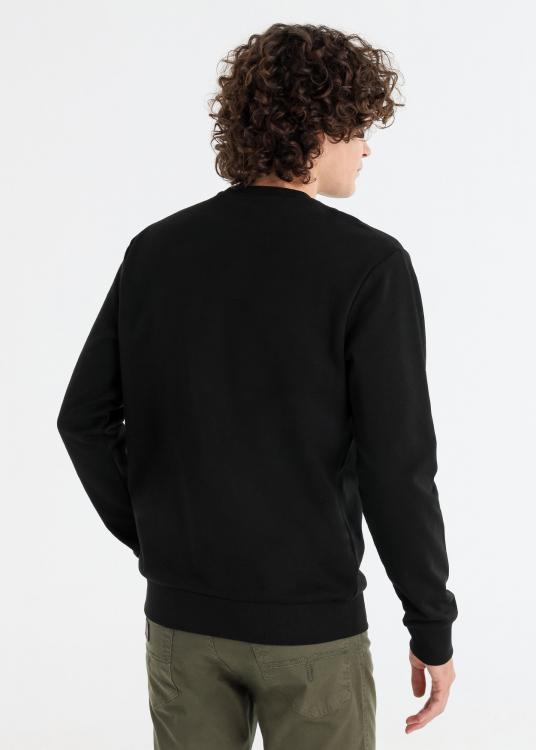 Lois Jeans Sweat-shirt Col Rond Graphique Heraldique