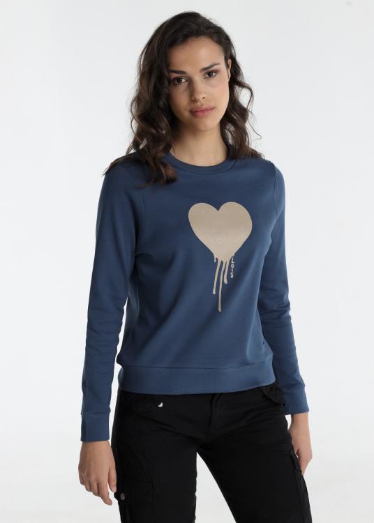 Lois Jeans Sweatshirt - Sans Capuche Col Rond Imprimé Sugar Heart