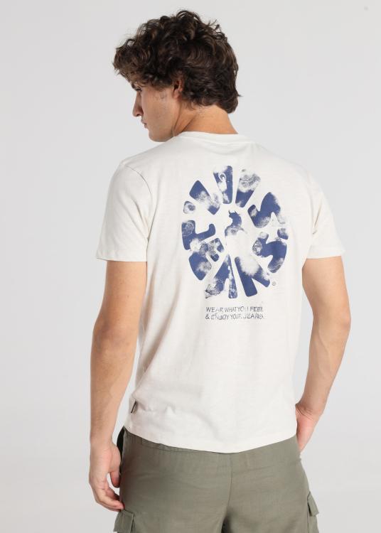 Lois Jeans T-shirt à Manches Courtes - Graphique Au Dos