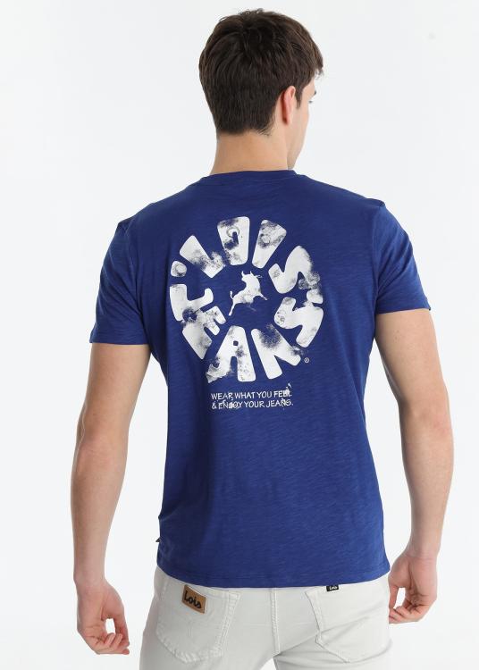 lois jeans T-shirt à manches courtes - Graphique au dos