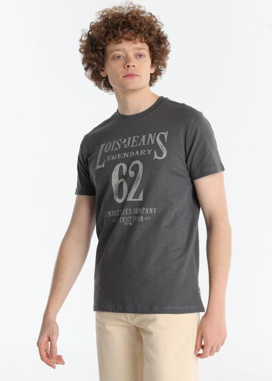 Lois Jeans T-shirt à Manches Courtes - Graphique Légendaire Sur La Poitrine