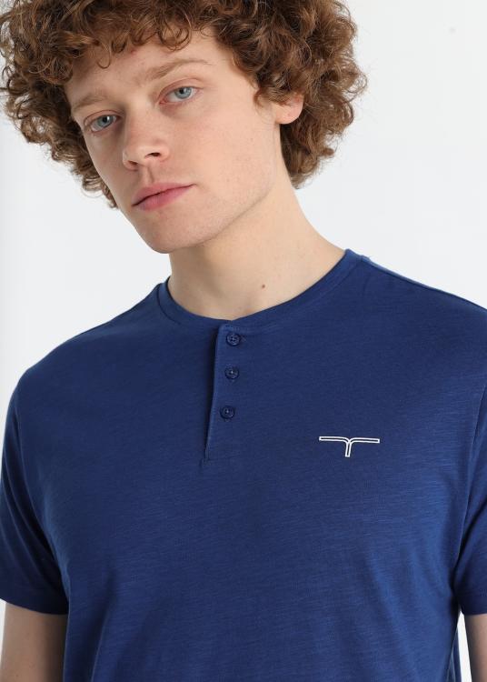 Lois Jeans T-shirt Basique - Manches Courtes Avec Col Boulanger