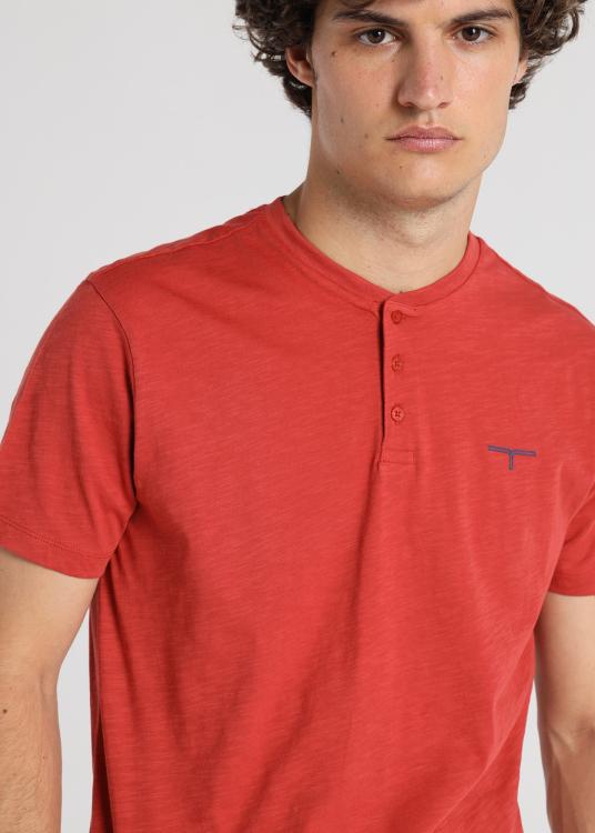 Lois Jeans T-shirt Basique - Manches Courtes Avec Col Boulanger