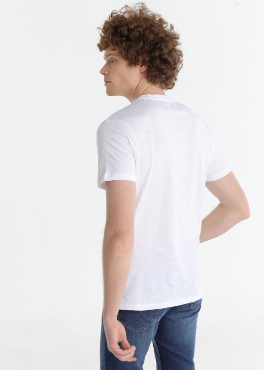 Lois Jeans T-shirt Basique - Manches Courtes Avec Col Boulanger