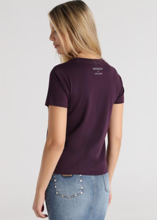 Lois Jeans T-shirt - Graphique Coloré Manches Courtes