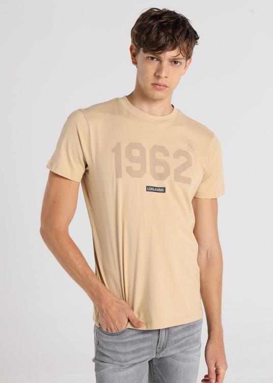 Lois Jeans T-shirt - Manches Courtes Avec Graphisme 1962 Sur La Poitrine