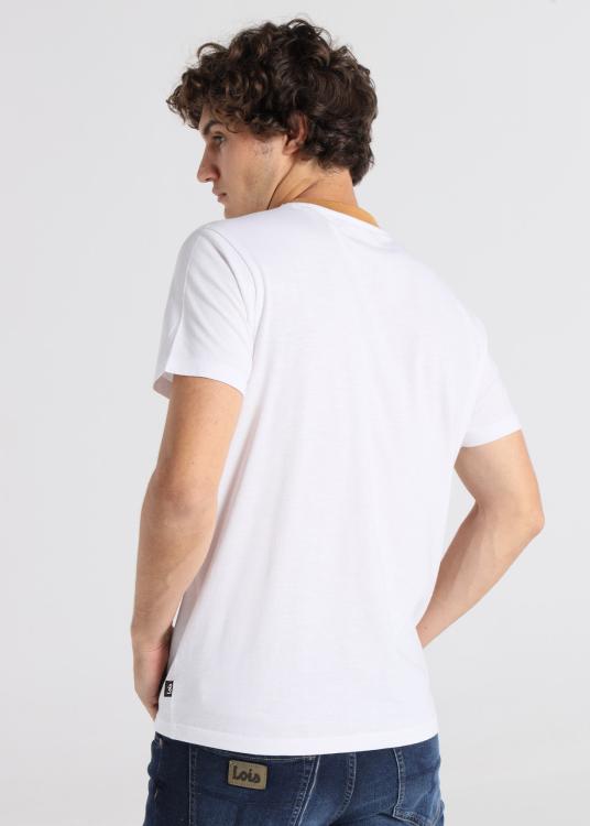 Lois Jeans T-shirt Manches Courtes - Col élastique Contrasté