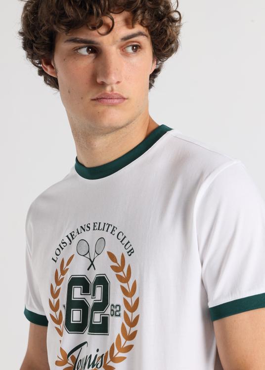 Lois Jeans T-shirt Manches Courtes - Contrastes Graphiques Triunfo 62