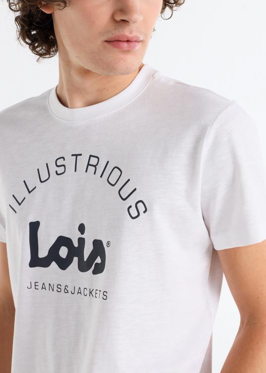 Lois Jeans T-shirt Manches Courtes Graphique Contraste De Couleur