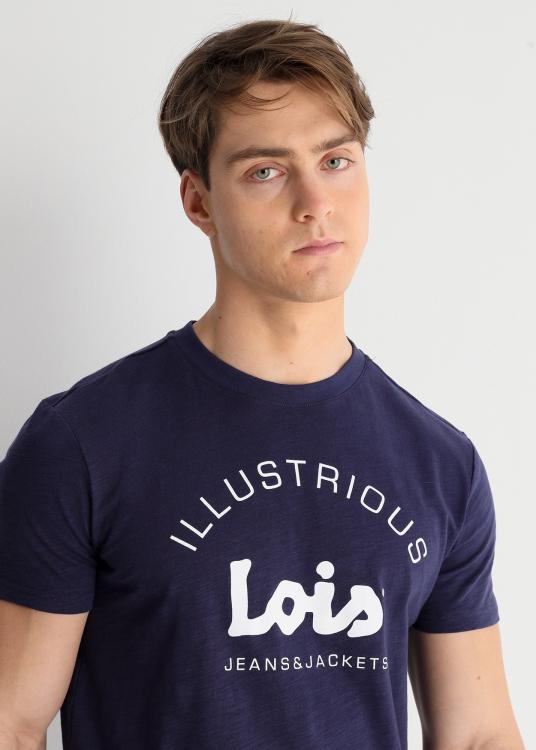 Lois Jeans T-shirt Manches Courtes Graphique Contraste De Couleur