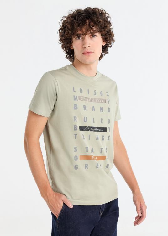 lois jeans T-shirt manches courtes graphique slogan