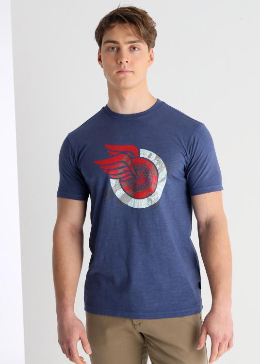 lois jeans T-shirt manches courtes graphique tri-couleur