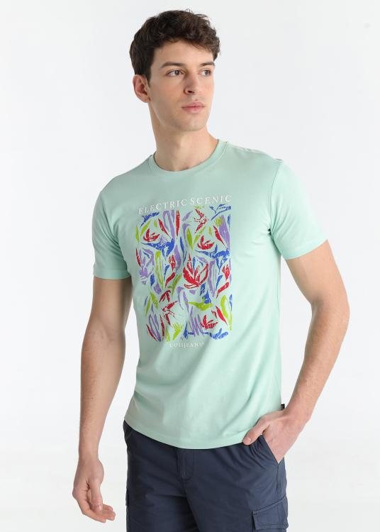 Lois Jeans T-shirt Manches Courtes - Imprimé Graphique Scenic