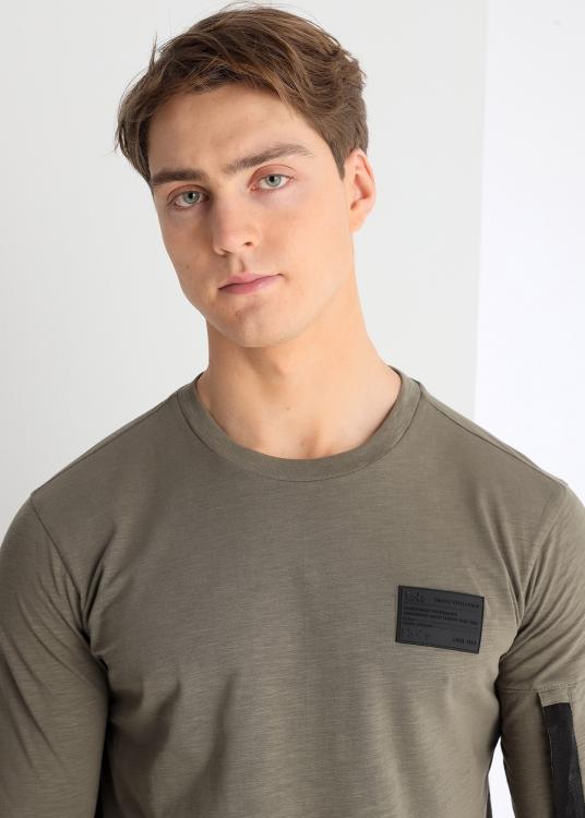 Lois Jeans T-shirt Manches Longues Avec Poche Zippé